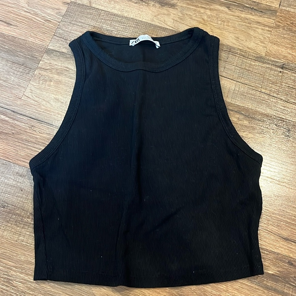 Zara cropped tank top